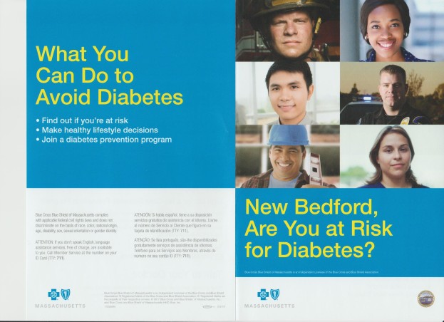 BCBS_Diabetes Brochure (front and back cover)